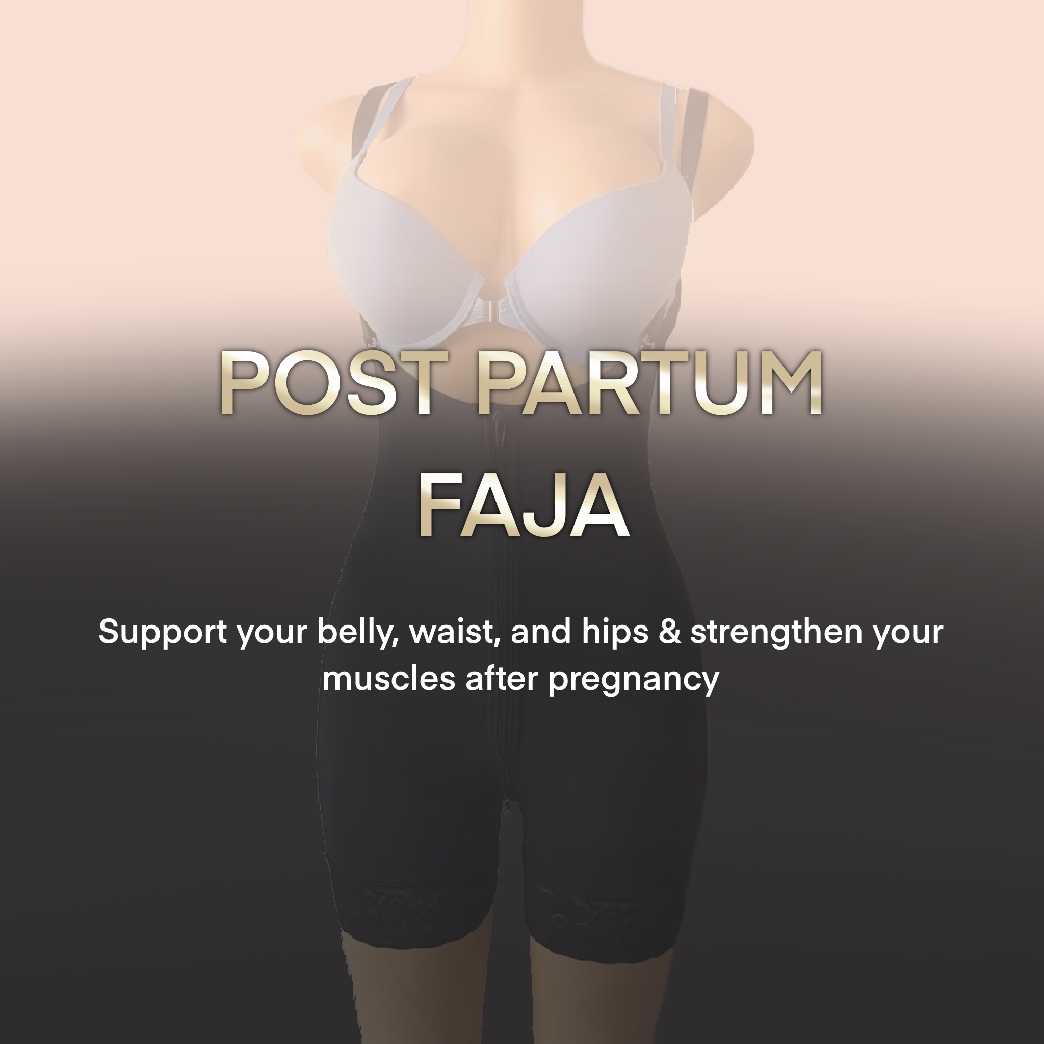  Faja Adelgazante Colombiana Post-partum Corrects Posture  Provides Waist Nude : Clothing, Shoes & Jewelry