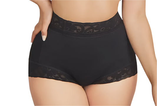 Panty style compression short