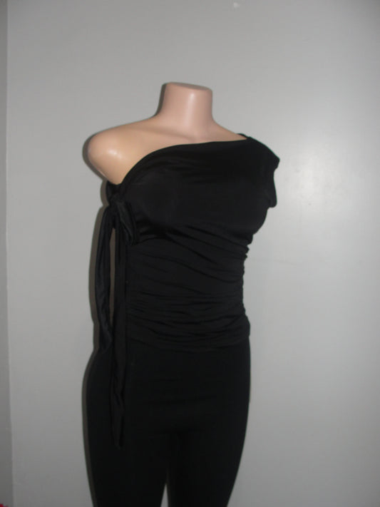 Side Bow Tie Top *Black*