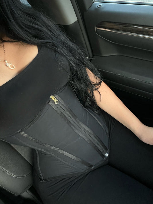 CINTURITA extrema CORSET 3 ganchos y cremallera