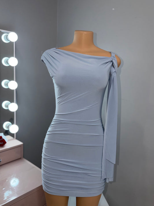 Mini dress *Yellow and Light Blue*