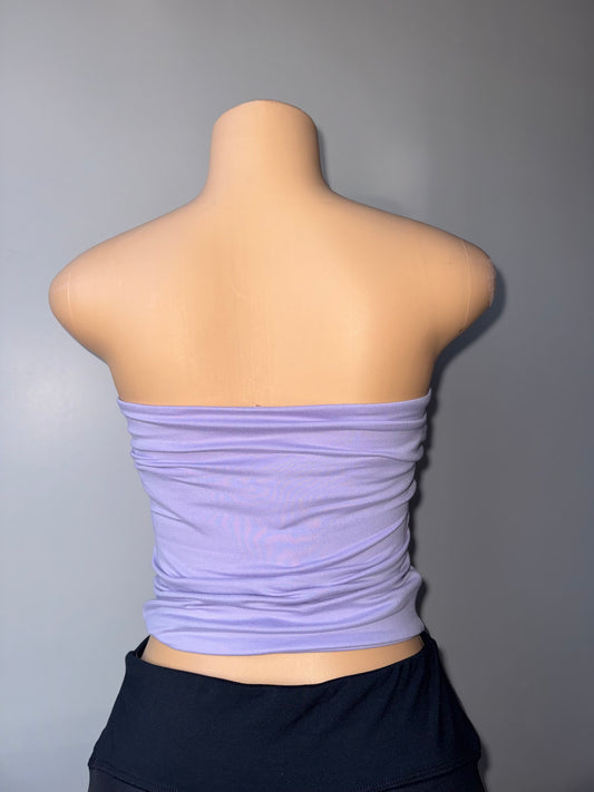 purple tube top