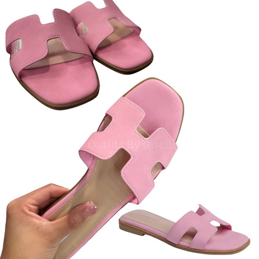 Pink sandals