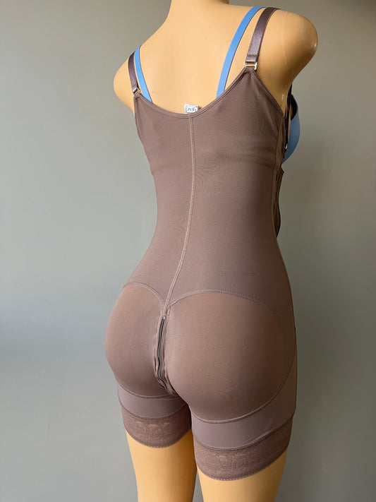 RUBY 7052 Side Zipper Booty Lift Bra Strap Colombian Shaper