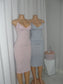 Midi Dress Lace Detail *Pink & Blue*