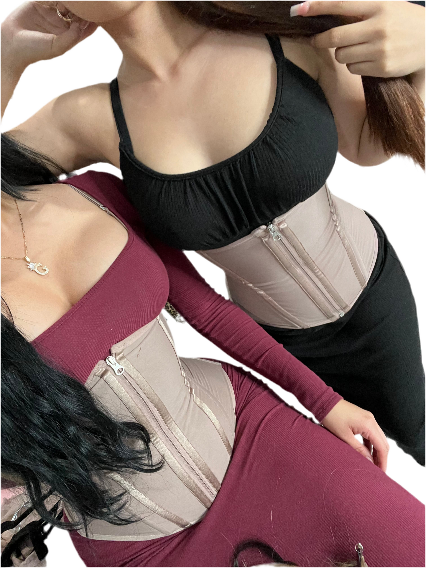 CINTURITA extrema CORSET 3 ganchos y cremallera