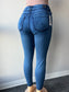 Colombian Jeans Blue Color 1 button booty-lift