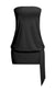 Strapless drop waist mini dress *black*