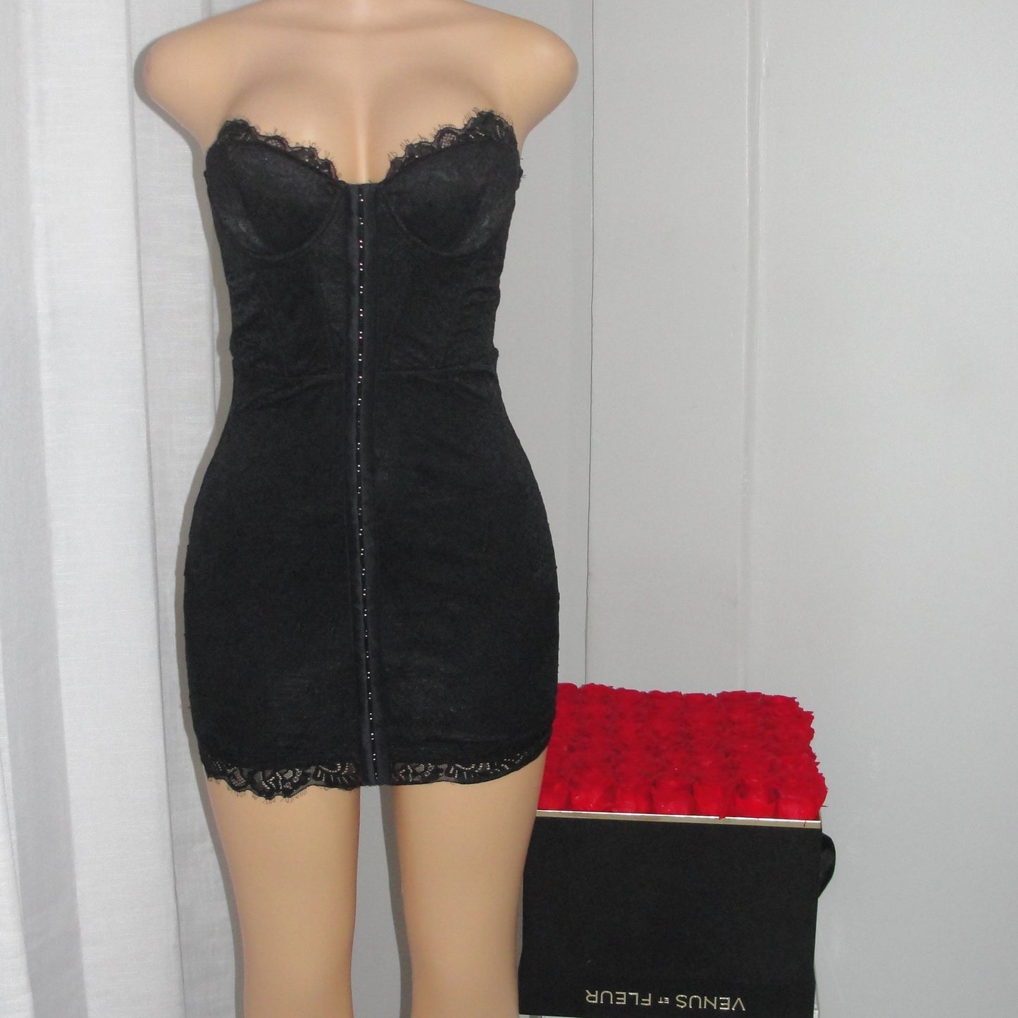 Lace Corset Mini Dress