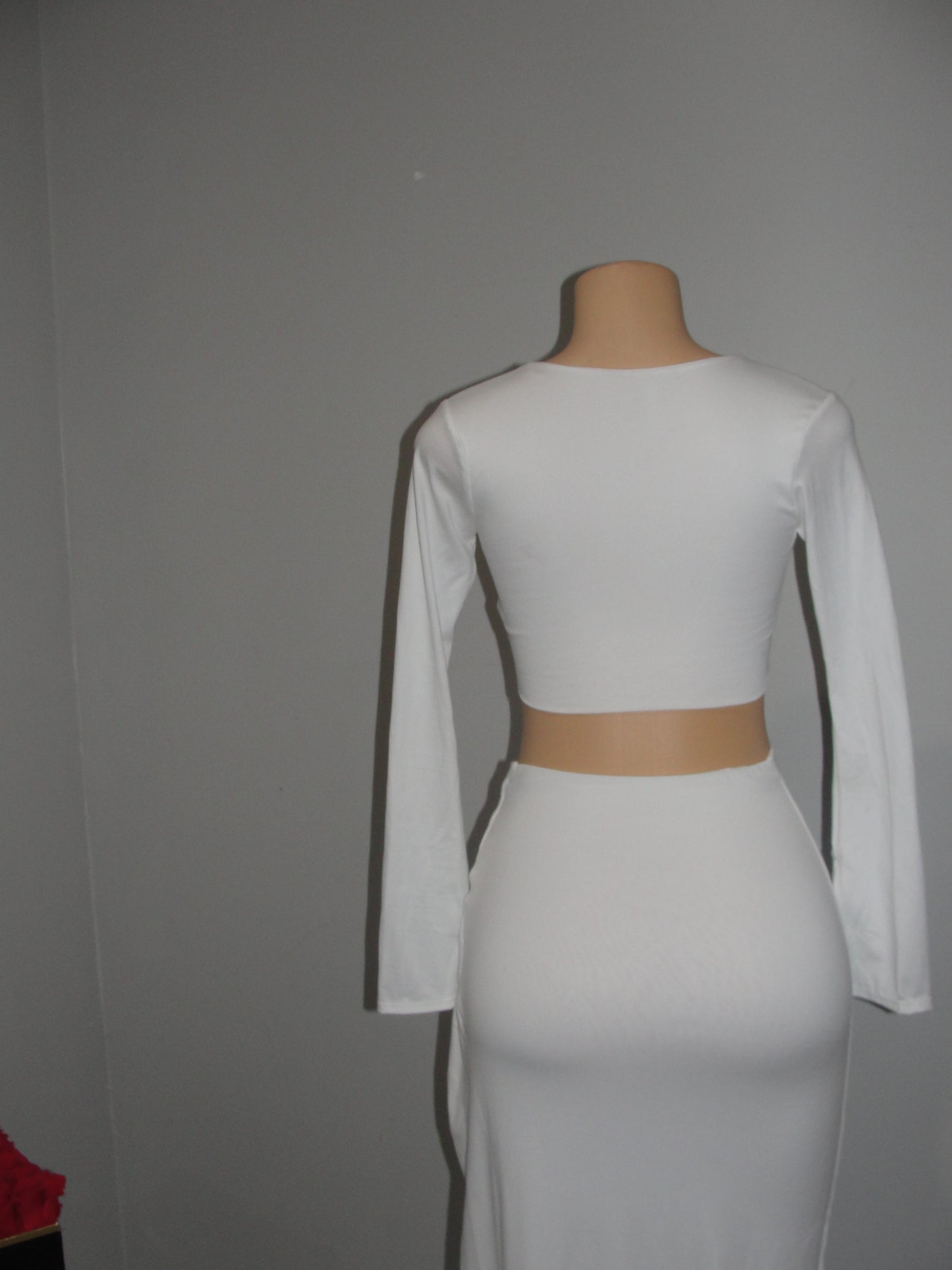 White 2 Piece Set Skirt