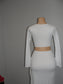 White 2 Piece Set Skirt
