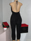 Halter Cowl Neck Jumpsuit *black*