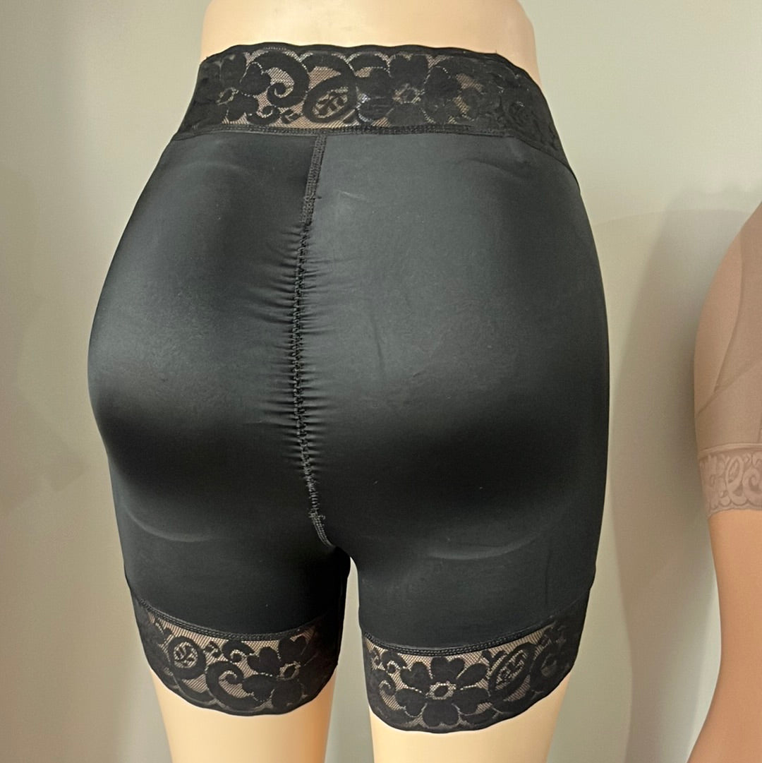 LACE booty lift shorts, helps get lower belly area