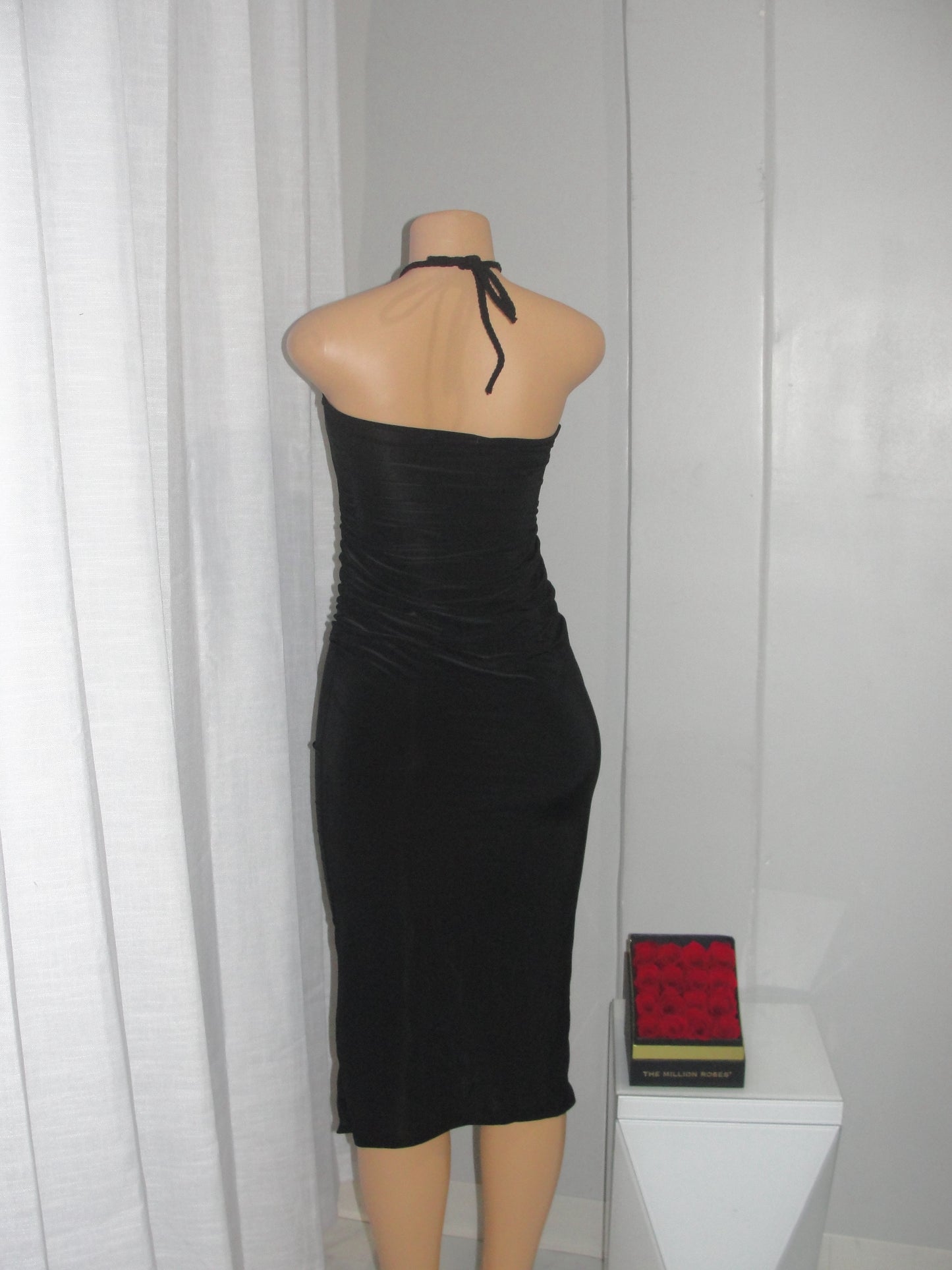 Tie Midi Dress *Black*