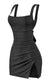 Back tie mini dress