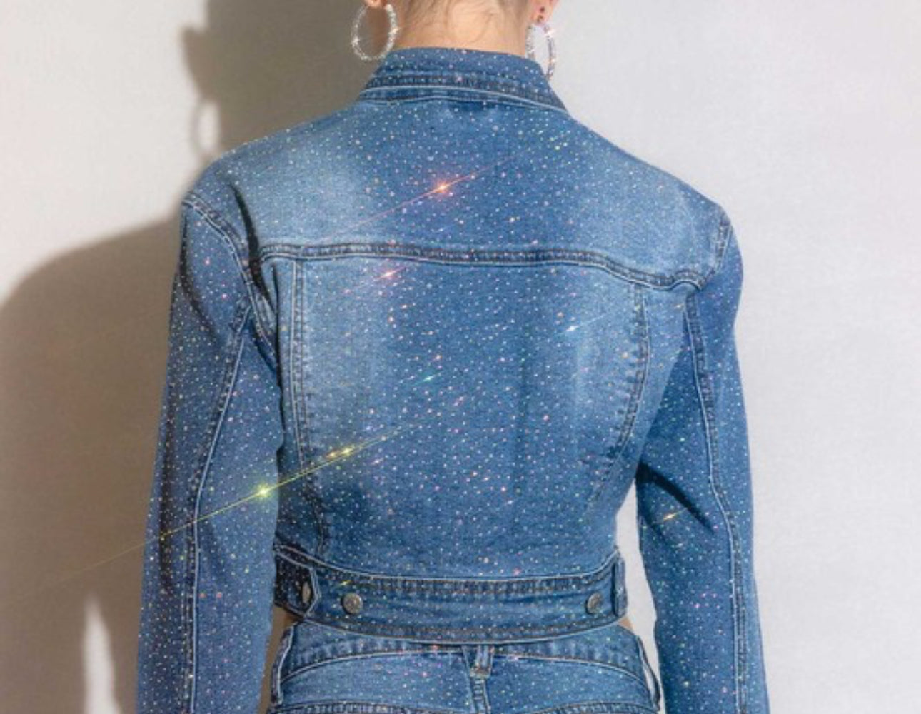 Rhinestone denim jackets (3 colors)