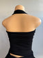 Double layer Halter Top (Black)