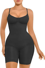 Seamless slim full bodysuit *with bra* shapewear