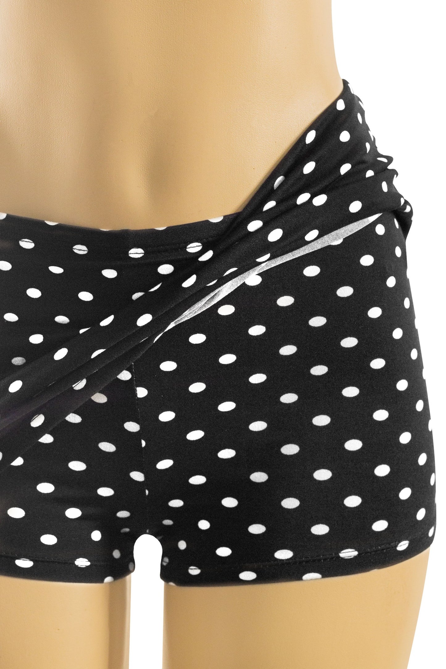 Polka Dot Mini Skort