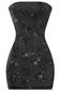 Strapless Embellished Mini Dress *pink & black*