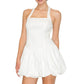 White Bubble mini dress