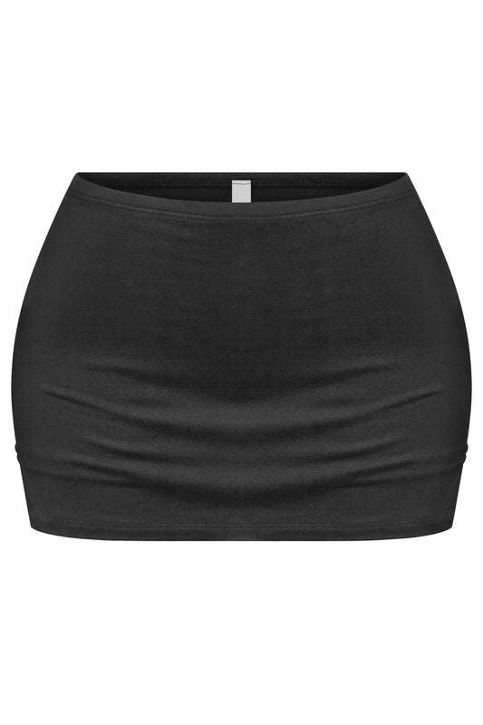 Low Waist Skort with small side slit skirt