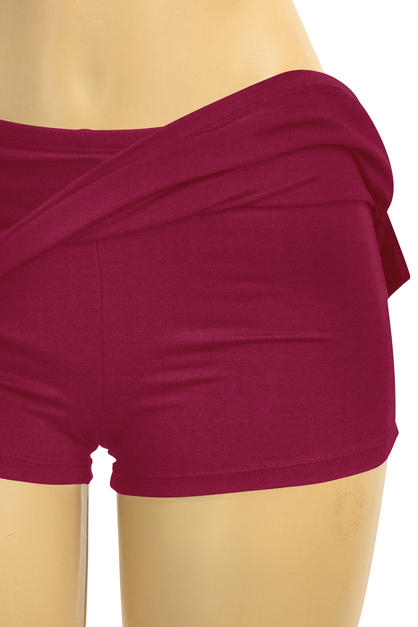 Burgundy Mini Skort