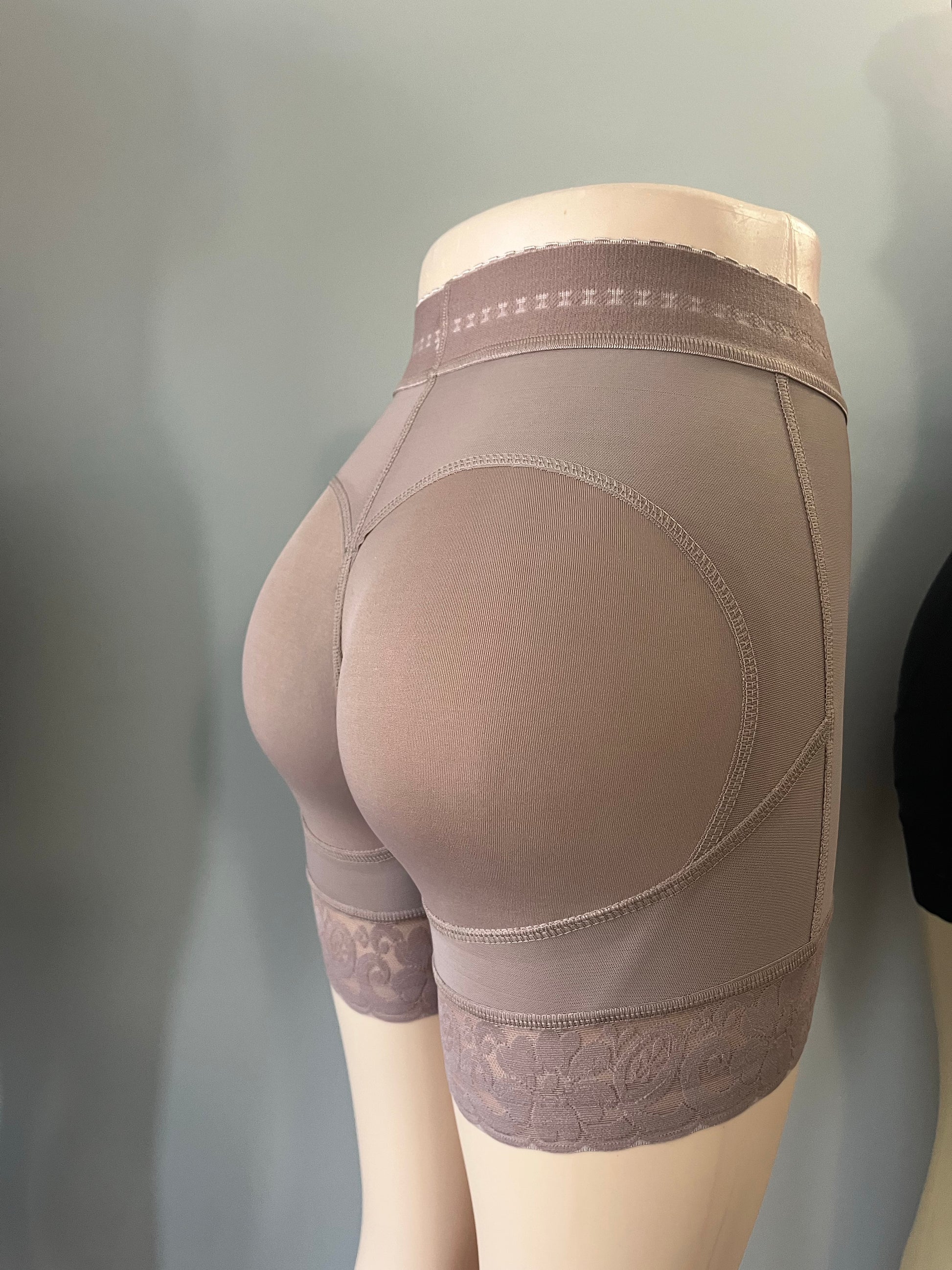 Butt lifter shorts Zipper Colombian Shorts with Buttlifter